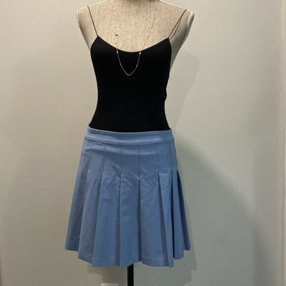 Women's Aritzia Sunday Best Micro Skirt Pleated Light Blue - Picture 2 of 12